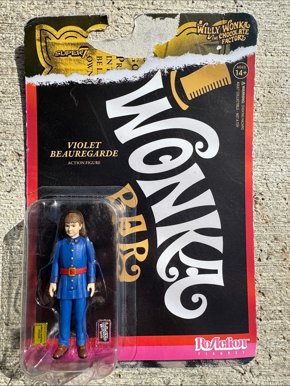 Willy Wonka Violet Beauregarde Action Figure - Blue -